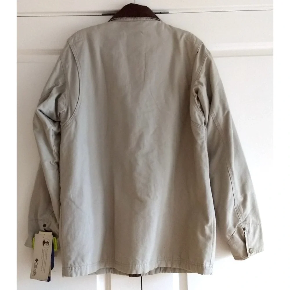 Columbia Chore Field Coat Corduroy Cinder Cone II Parka Fossil Kahki Flannel NWT